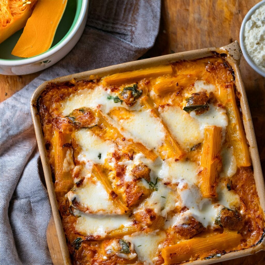 plat de Lasagnes butternut et ricotta