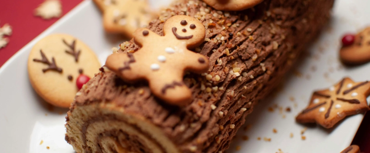 buche de noel cantine scolaire